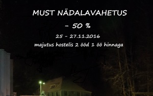 Must nädalavahetus